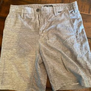 Hurley Nike mens dry fit shorts size 30, grey